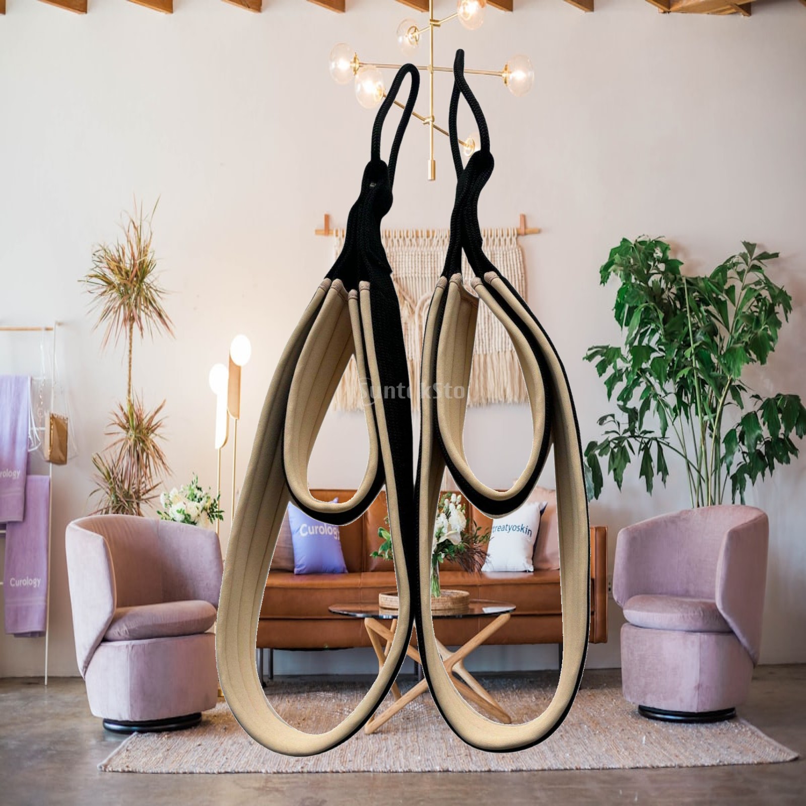 Pilates & Yoga Unleashed International Academy Yonkers - Uchwyt do pilatesu z antypoślizgowym uchwytem,