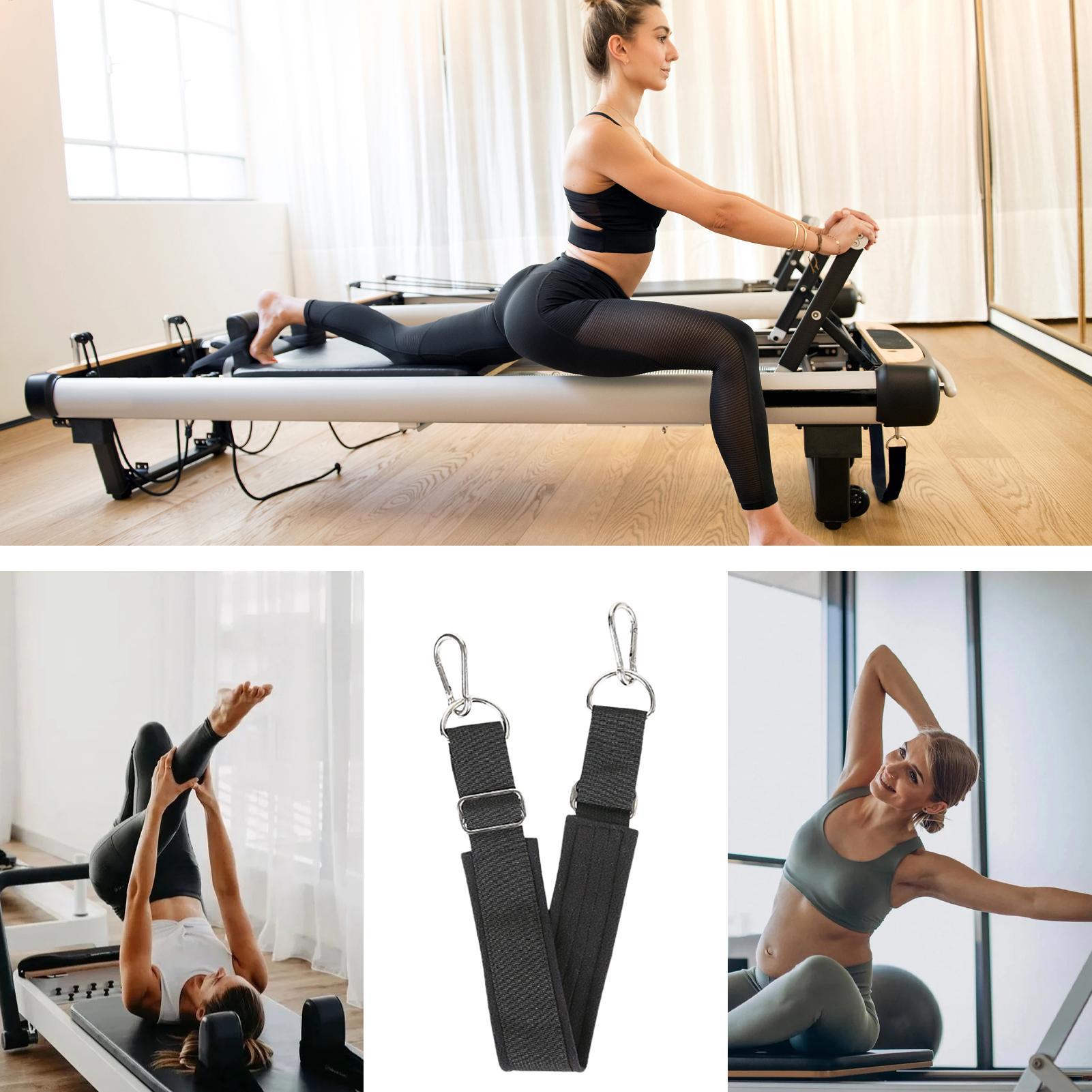 Pilates & Yoga Unleashed International Academy Yonkers - Pasek do pilatesu, pogrubiony, regulowany, antypoślizgowy,