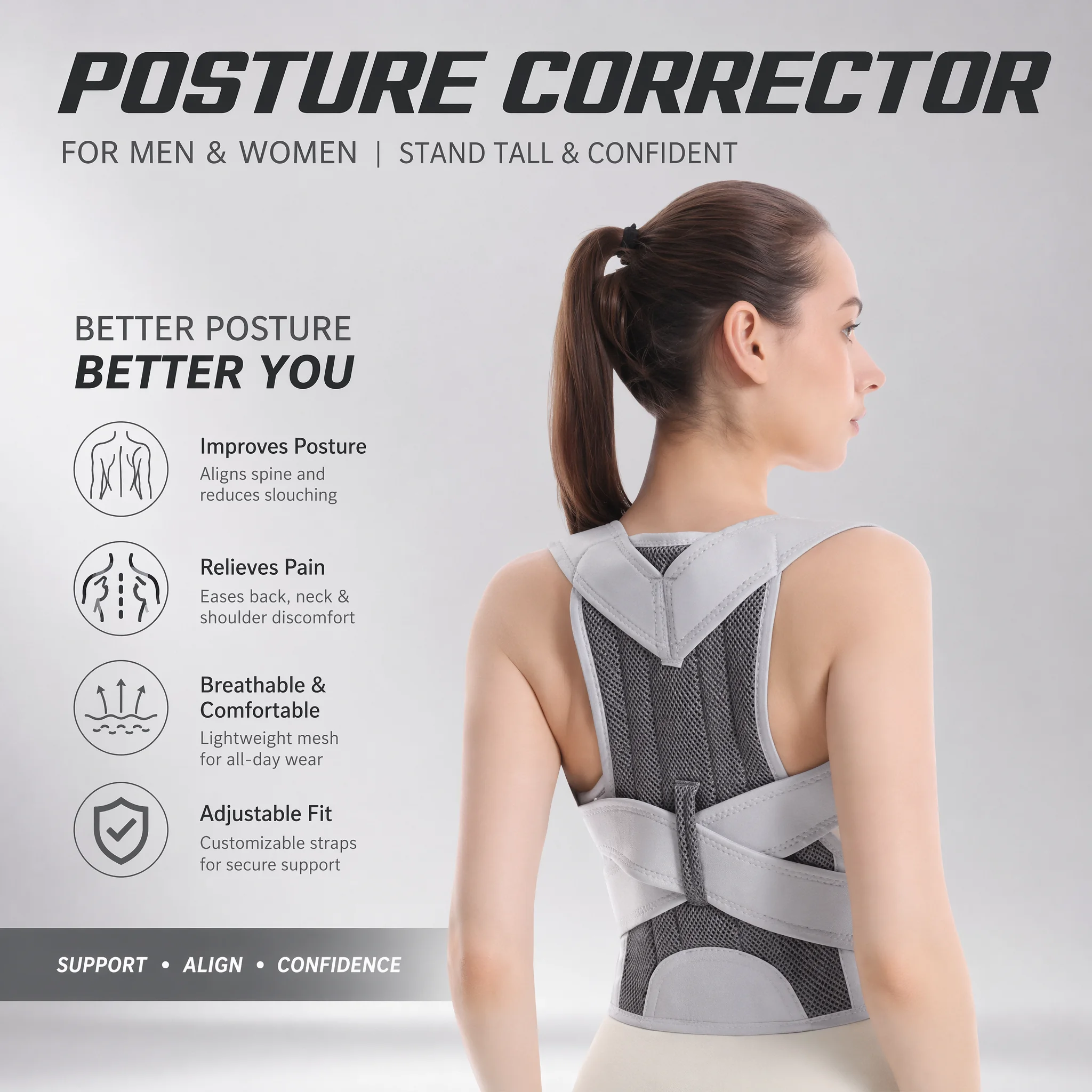 Nowy Model Ortezy na Garbienie – Posture Pole Corrector recenzja i cena