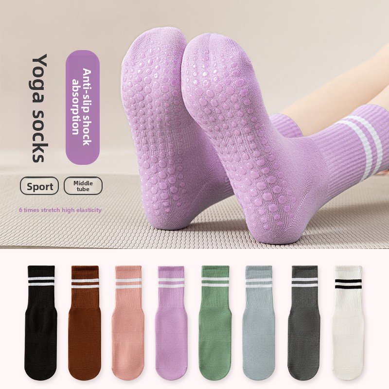 Damskie skarpetki do połowy ły – Pilates Yoga Workout recenzja i cena