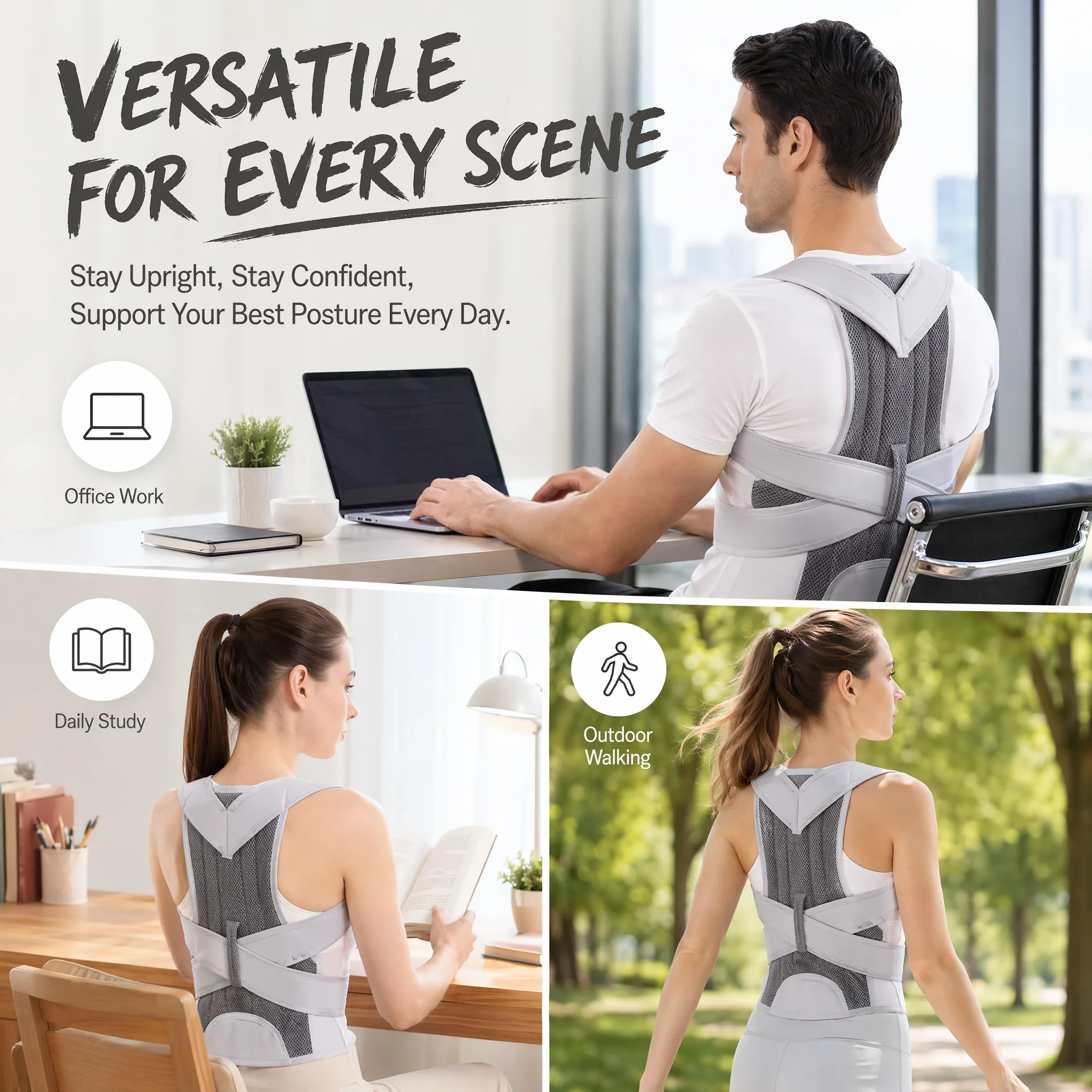 Regulowany korektor postawy, o – Posture Pole Corrector recenzja i cena