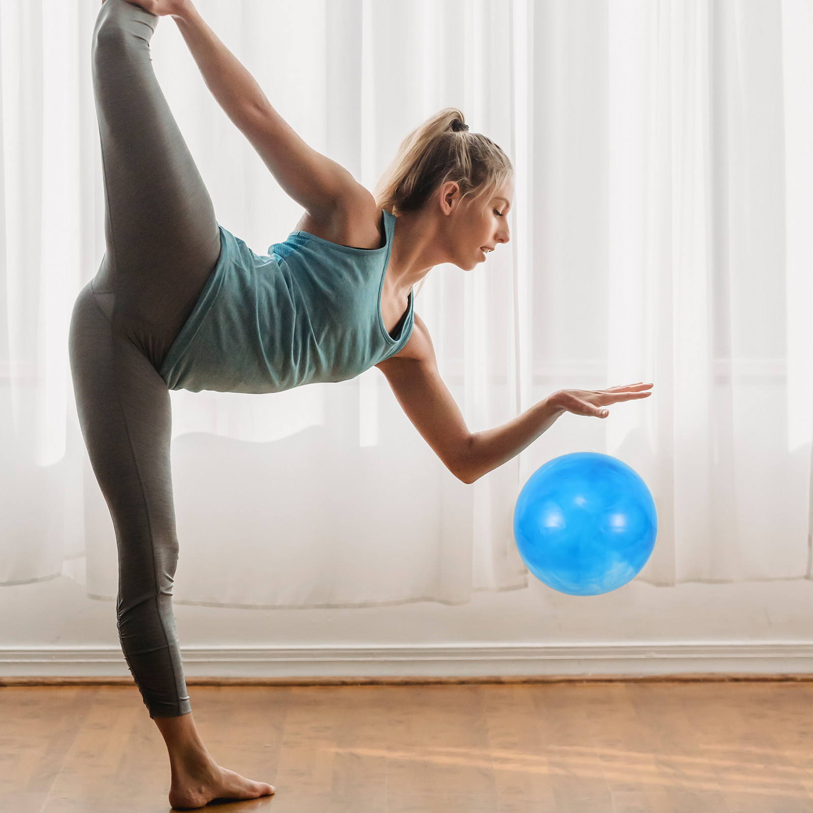Piłka do pilatesu 25 cm z kolo – Pilates Yoga Ball Workout recenzja i cena